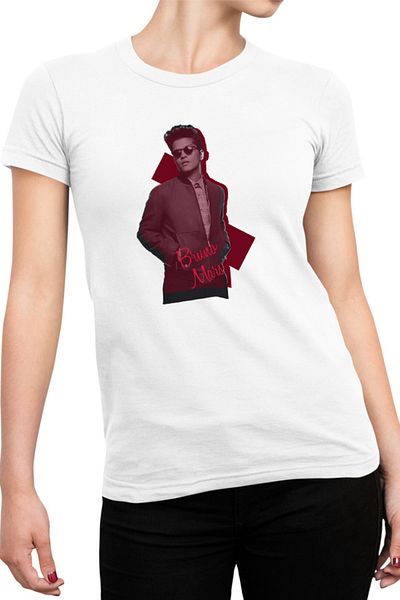 OEM Tricou Femei Bruno Mars Cool Vintage Style Actor Singer