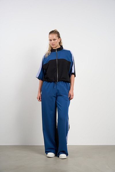 HANIQA Women's Plus Size Garnished Summer Tracksuit Set