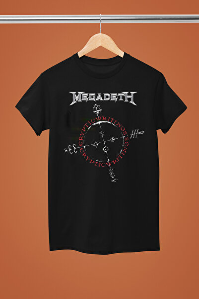 MAGORS MEGADETH BASKILI PAMUKLU KISA KOLLU REGULAR KALIP ROCK TSHIRT