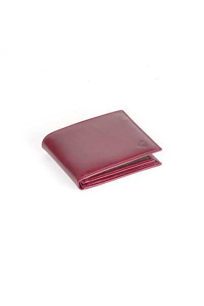 Eminsa Erkek Hakiki Bordo Deri Cüzdan