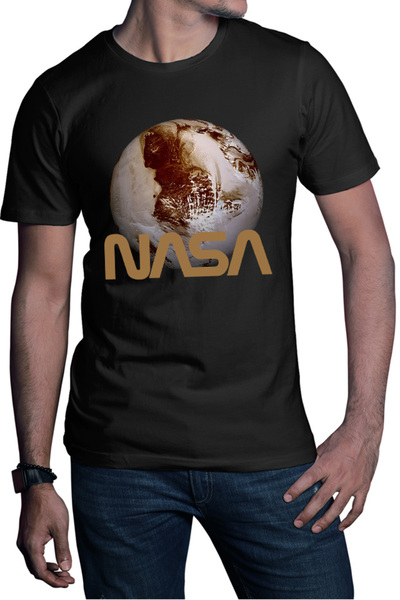 OEM Tricou barbati NASA Logo Pluto Planet New Small Dwarf Exo