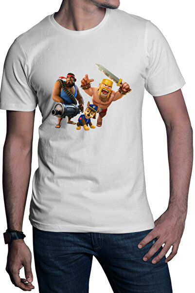 OEM Tricou barbati Clash of Clans Paw Patrol Brawl Stars Puppy Duty Loyal