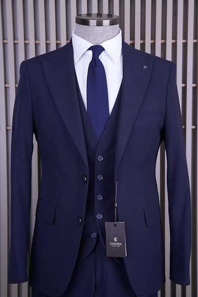 CASABA Men's Vest Suit 7366