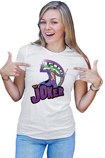OEM Tricou Femei Joker Logo Funny Suit Sad Story Batman