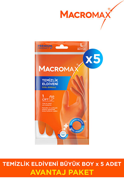 MACRO MAX Standard Gloves Large Size X5 Pieces
