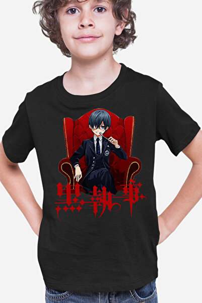 OEM Tricou copii Black Butler Ciel Family Manga Otaku