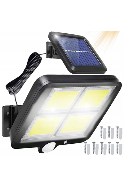3 FEL DE LAMPĂ STRADALĂ SOLARĂ ANTIFURT CU SENZOR DE MIȘCARE