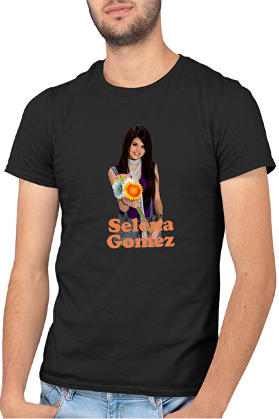 OEM Ανδρικό T-shirt Selena Gomez Child Flowers Carrier Δημοφιλές MTV