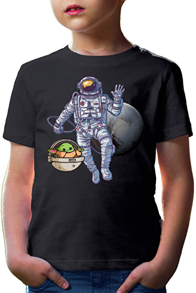 OEM Tricou copii NASA Astronaut Star Wars Baby Yoda Pluto Adorable Heart