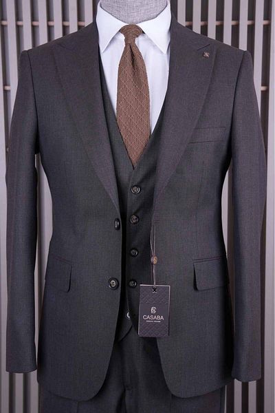 CASABA Men's Vest Suit 7405