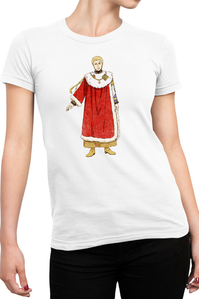 OEM Черна детелина Novachrono Julius King Shounen Anime Япония Дамска тениска