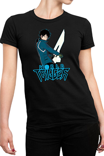 OEM Tricou Femei World Trigger Mikumo Osamu Sword Weeb