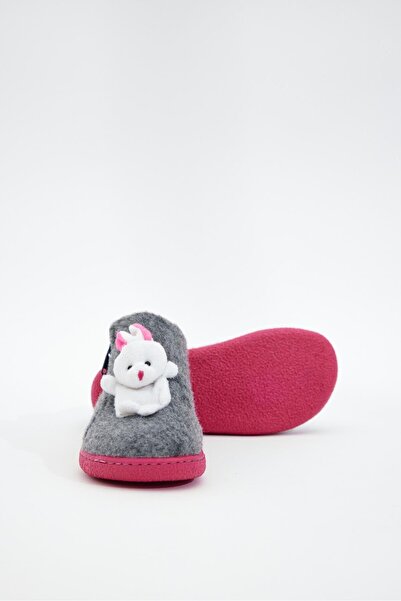 Dudino Kışlık Çocuk Dodo Panduf Ev Ayakkabısı rabbit