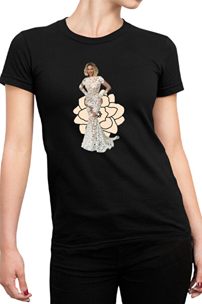 OEM Tricou Femei Beyonce Μακρύ Φόρεμα Εκπληκτική Κυρία Αμερικανικό Τραγούδι