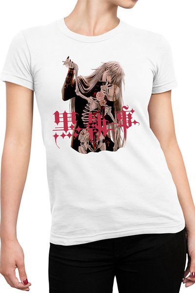 OEM Tricou Femei Black Butler Undertaker Shinigami Kill Manga