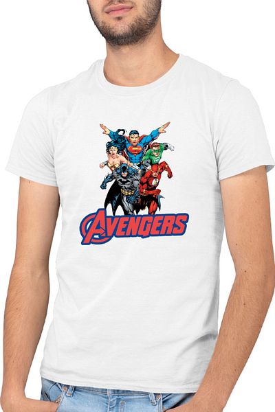 OEM Men's T-shirt Wonder Woman Avengers Batman Flash