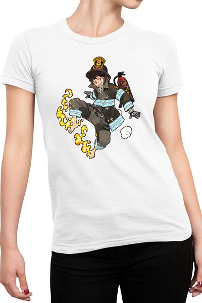 OEM Tricou Femei Fire Force Kusakabe Anime Kage Demons Otaku