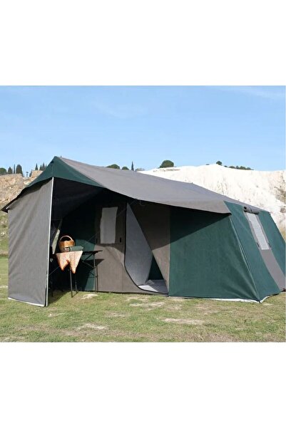Zey Camping 3 + 1 Mutfaklı Kamp Çadırı orman barınak depo şantiye 8-10 kişilk çadırlar