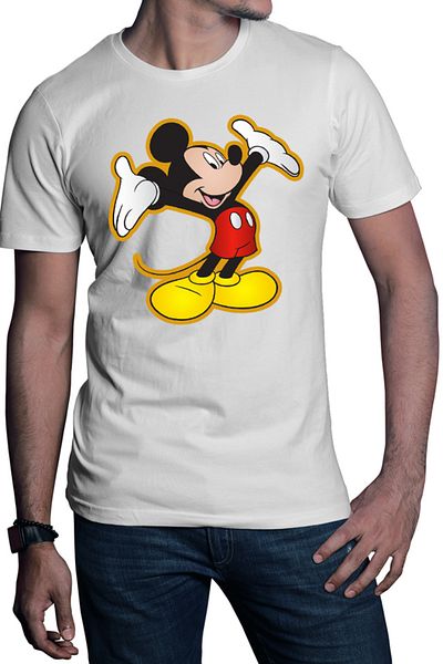 OEM Tricou barbati Mickey Mouse Happy Disney Land Animals Goofy