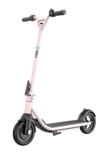 isen Trotinetă electrică pliabilă C1 KIDS roz, difuzor BT, 8", 200W, autonomie maximă 10-15 km, până la 15 km/h