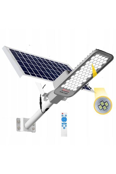 Azaris FELINAR DE GRĂDINĂ, LAMPĂ SOLARĂ PENTRU SÂLP, PANOU STRADAL PUTERNIC DE 1000W, 234 LED-URI
