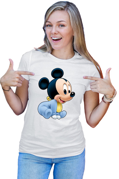 OEM Tricou Femei Mickey Mouse Baby Small Chibi Cute Design
