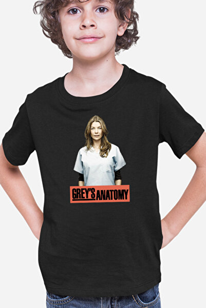 OEM Παιδικό μπλουζάκι Grey's Anatomy Pompeo Doctor Logo Save Shonda Kids