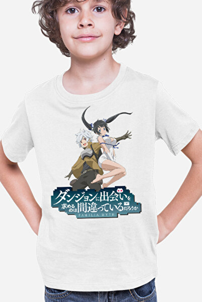 OEM Παιδικό μπλουζάκι DanMachi Hestia Bell Fall Fight Sky Dungeon