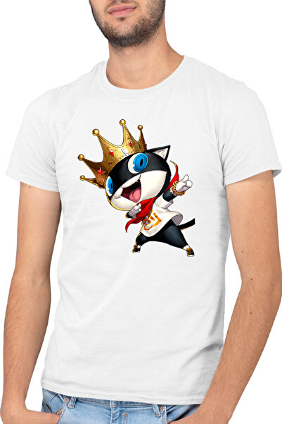 OEM Tricou barbati Persona Mascot King Action Music Cat