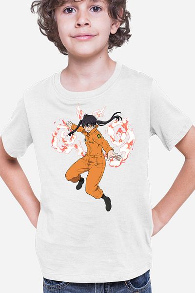 OEM Tricou copii Fire Force Kotatsu Tamaki Animeg Japan Tokyo