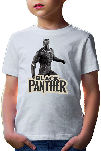 OEM Tricou copii Black Panter Vintage Logo Movie Universe Cartoon