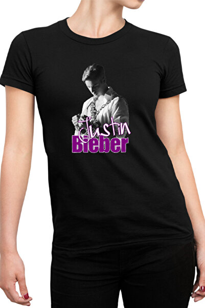 OEM Tricou Femei Justin Bieber Singer Chain Bonds Capture