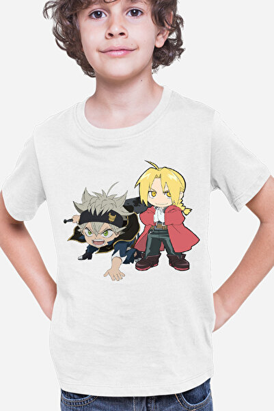 OEM Tricou copii Black Clover Asta Edward Elric Fantasy Alchemy Super Powers