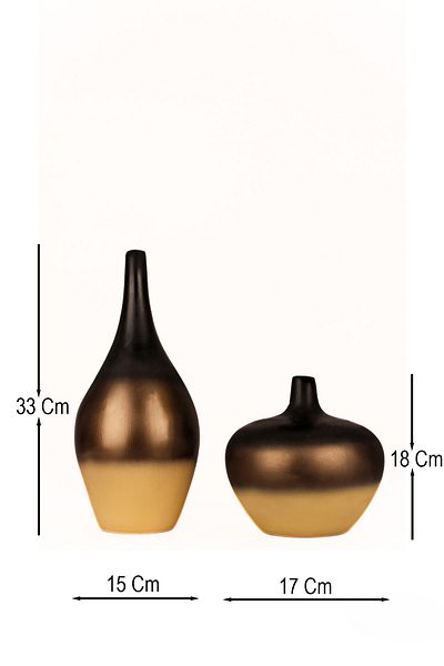 Hmydesign Brunella Duo Handmade Decorative Ceramic Vase