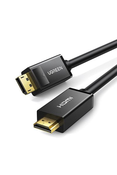 Ugreen Kabel przewód DisplayPort - HDMI 4K HDR 3D 3m czarny