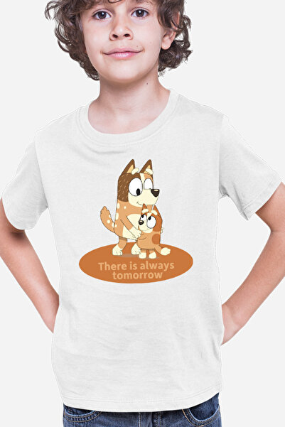 OEM Tricou copii Bluey Big Family Members Courage Trust Hug Love