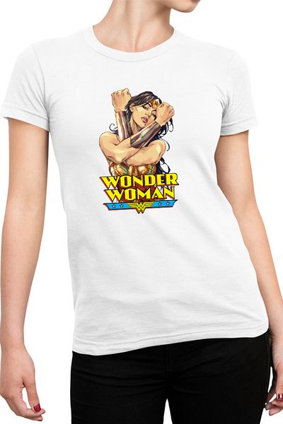 OEM Tricou Femei Wonder Woman Logo Stunning Comics