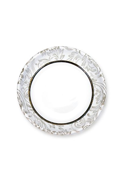 Edessa Ceramic ELANA 13cm Round Serving Bowl, White