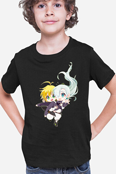 OEM Tricou copii Seven Deadly Sins Chibi Elizabeth Fantasy Anime
