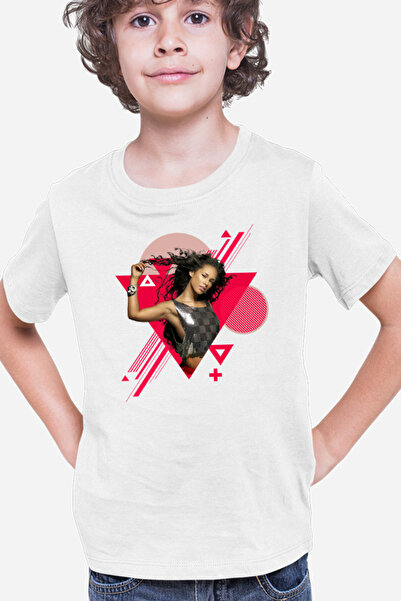 OEM Alicia Keys Music Abstract EDM Concert Lyrics Kids T-shirt