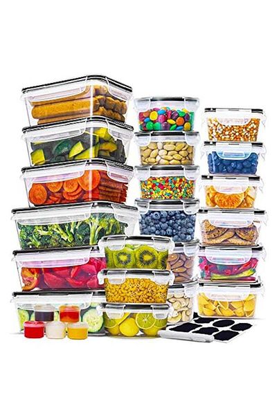 Saharaz 26PCS Food Storage Container,with Snap-Lock Lids,Suit for Microwave,Freezer ,Dishwasher Safe