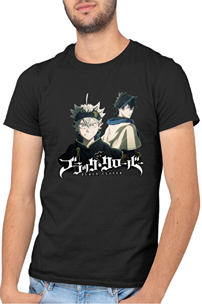 OEM Tricou barbati Black Clover Asta Yuno Logo Adventure Drama