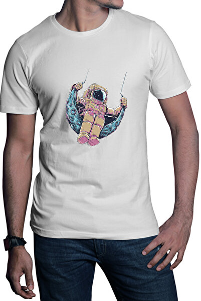 OEM Tricou barbati NASA Astronaut Seesaw Moon Hubble Stars Universe Infinite