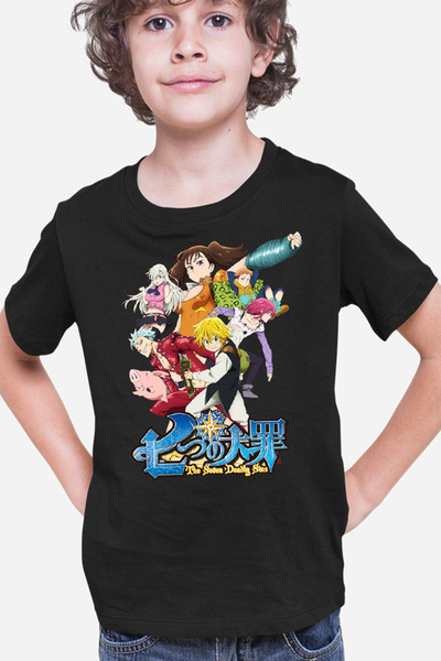 OEM Παιδικό T-shirt Seven Deadly Sins Top Anime Melodias Diane King