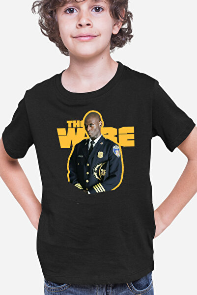OEM Tricou copii The Wire Lt. Cedric Daniels Lance Reddick Army Drama