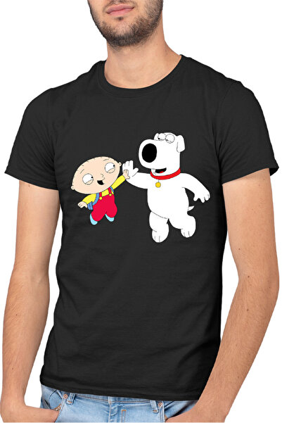 OEM Tricou barbati Family Guy Dog Best Friend Hi5 Animation Cartoons