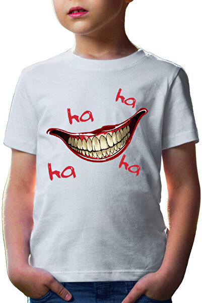 OEM Tricou copii Joker Smile Laugh Psychopath Hurt Lips Self Defense
