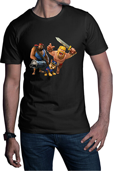 OEM Tricou barbati Clash of Clans Paw Patrol Brawl Stars Puppy Duty Loyal