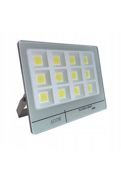 Azaris LAMPA HALOGEN LED 600W RELFEKTOR BUDOWLANY OGORODOWY MAGAZYNOWY WHITE NEW