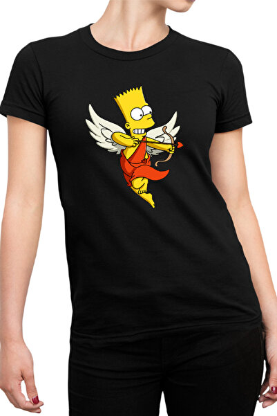 OEM Tricou Femei The Simpsons Cupidon Love Frame Animation